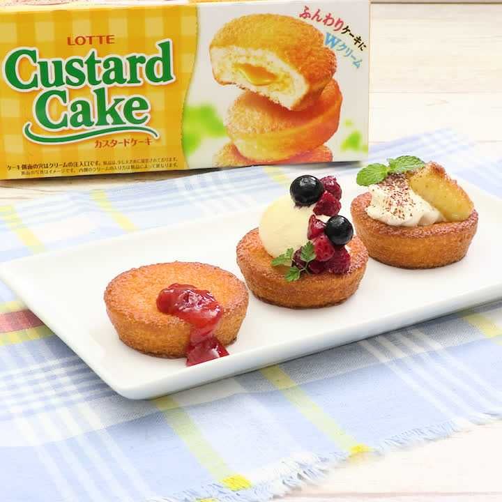 フレンチトースト風カスタードケーキ