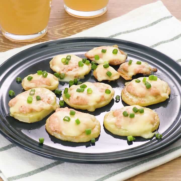 じゃがいもの明太マヨチーズ焼き