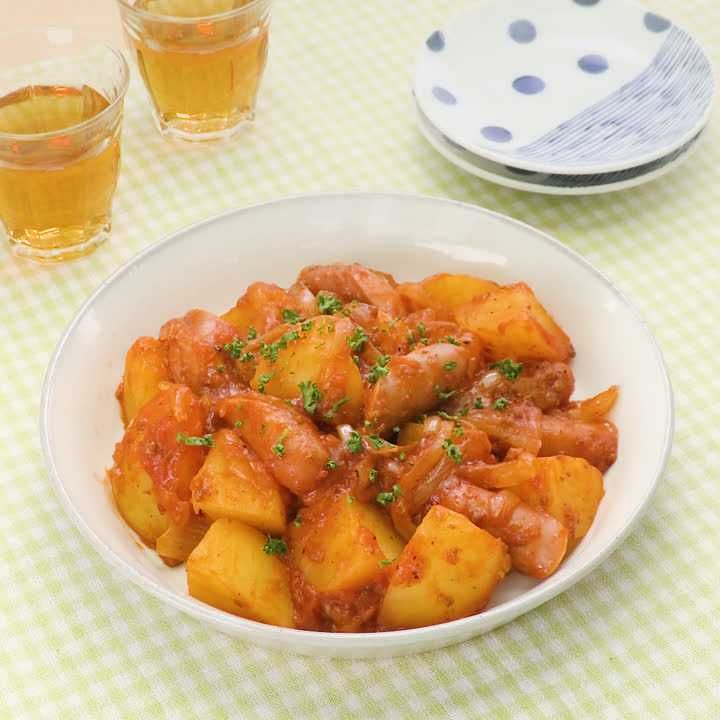 じゃがいものミートソース煮