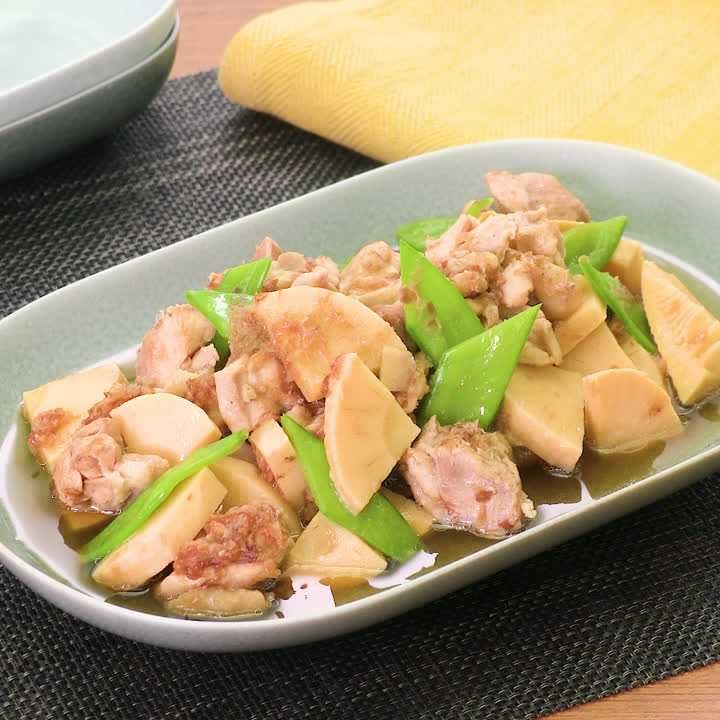 鶏肉とたけのこの土佐煮