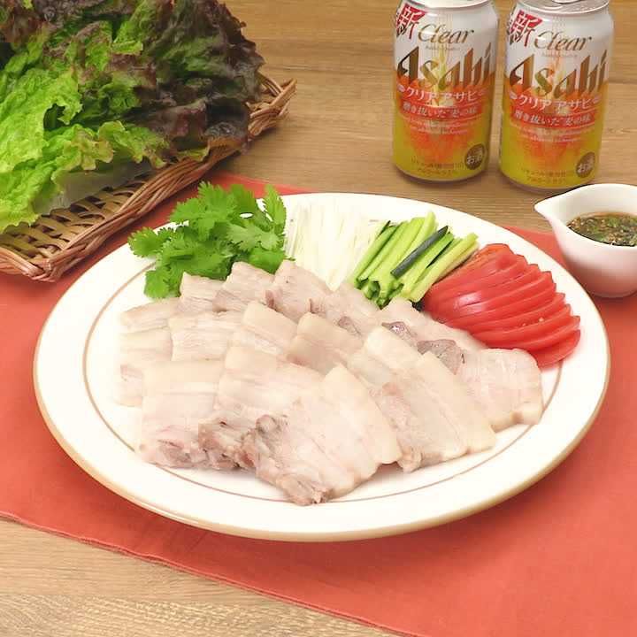 スタミナニラだれの中華風蒸し豚