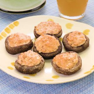 しいたけの明太マヨ焼き