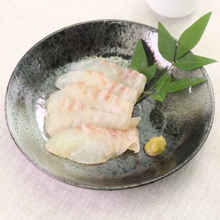 白味魚の昆布じめ