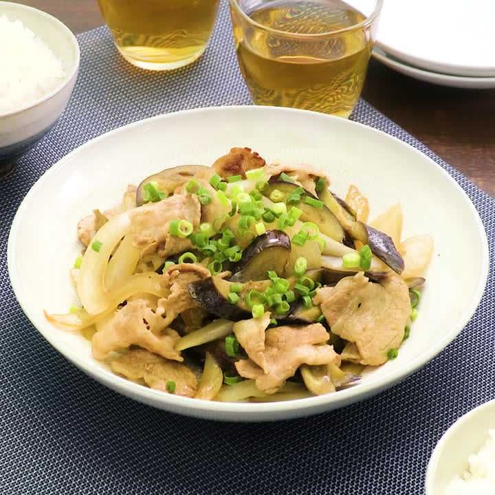 新たまねぎと豚肉のポン酢炒め