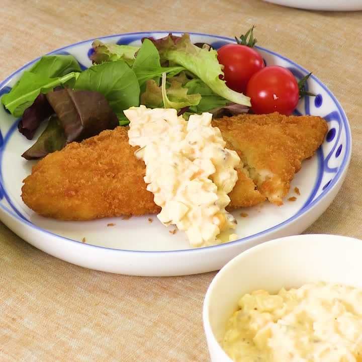 新たまねぎといぶりがっこのタルタル