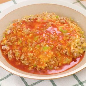 「チリソース天津飯」のレシピ動画