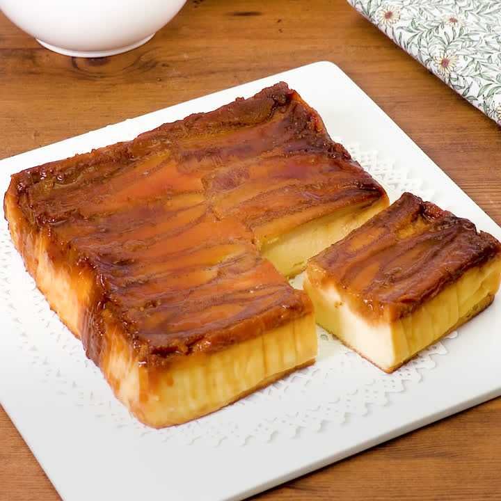 キャラメルバナナのチーズケーキ