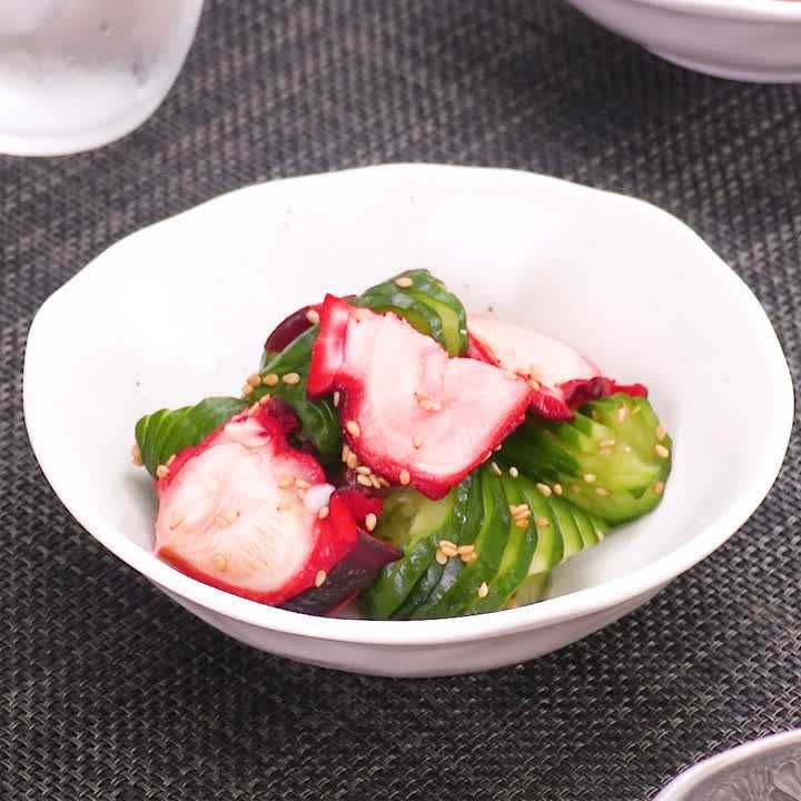 酢だこときゅうりの酢の物