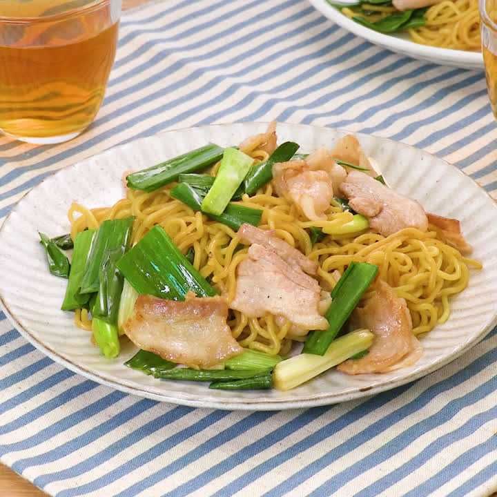 わけぎのオイスター焼きそば