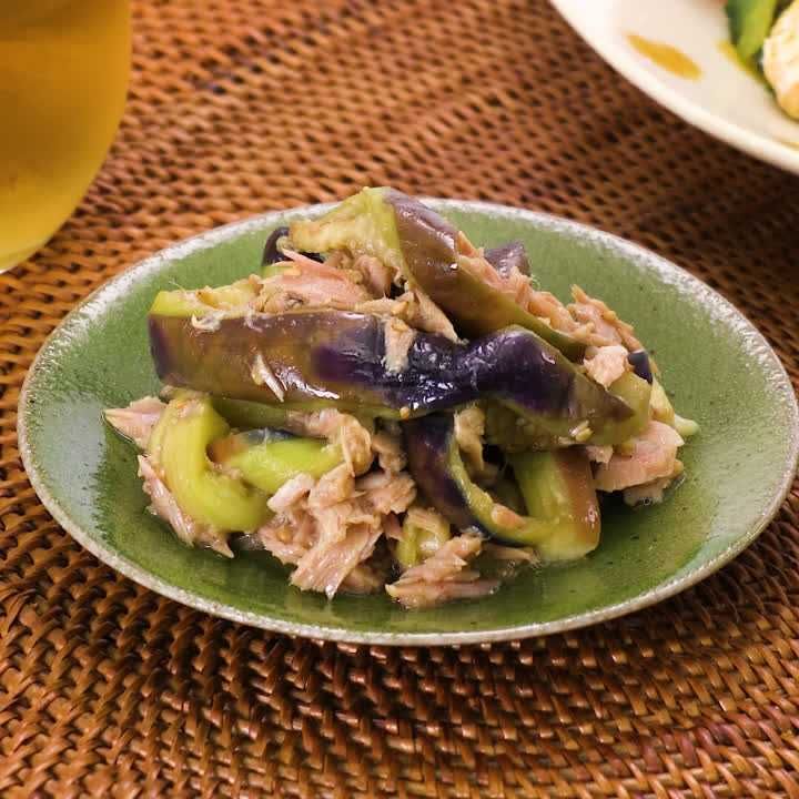 なすのしょうが醤油あえ