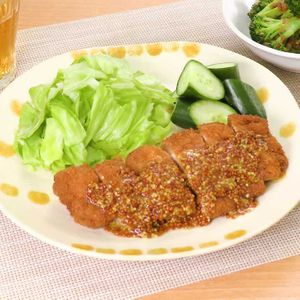 ロースかつ　マスタードソース