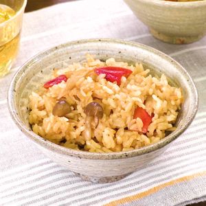 「ホッキ貝とねぎの炊き込みごはん」のレシピ動画