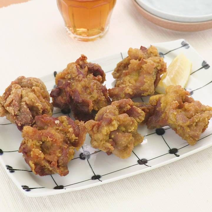 豚こまのカレー風味唐揚げ