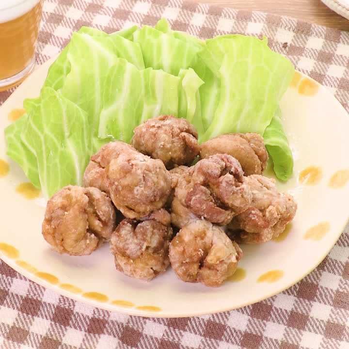 豚こま肉のカレー竜田揚げ