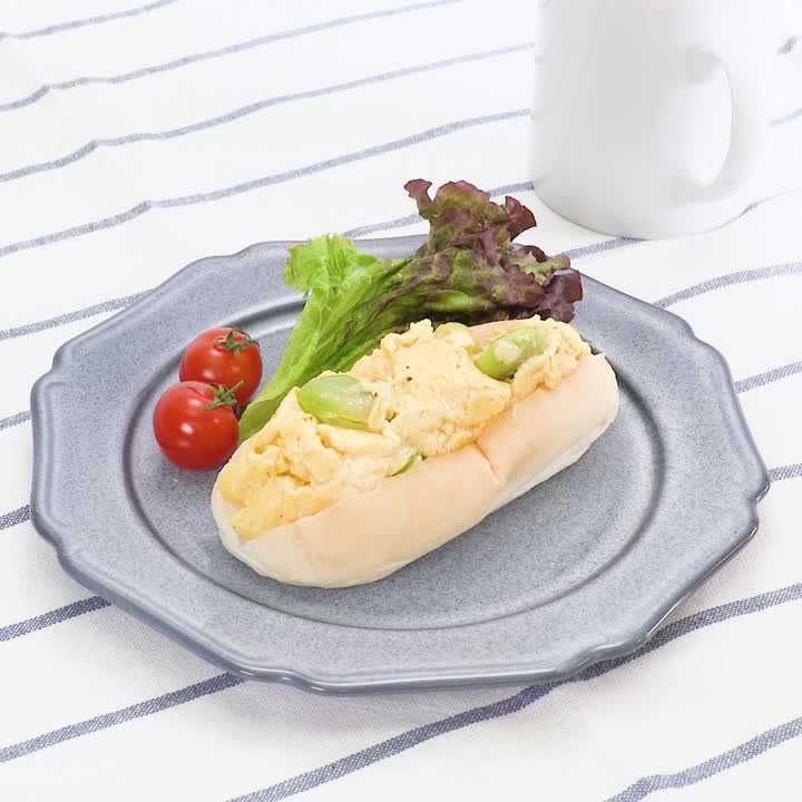 そら豆のふわふわオムレツサンド