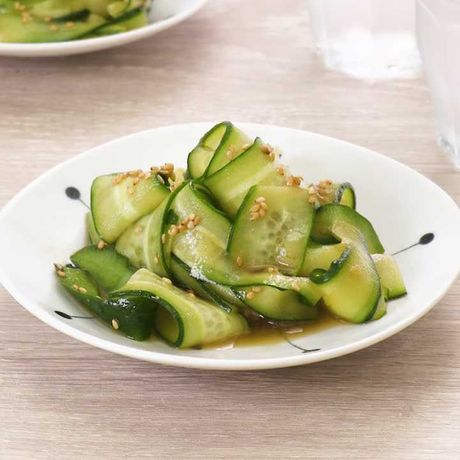 素材1つで作る ひらひらきゅうりの中華サラダのレシピ動画 作り方 Delish Kitchen