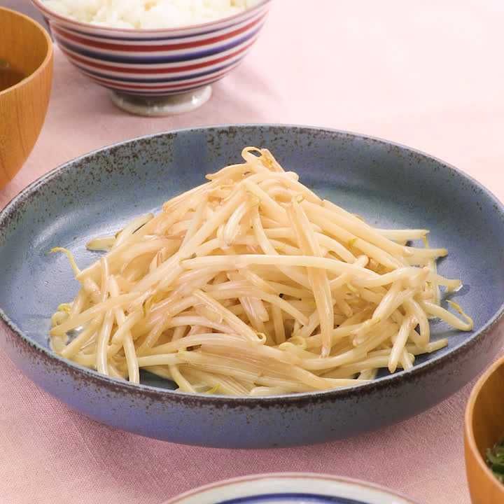 もやしの照りマヨ炒め
