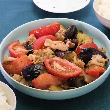 食欲そそる トマトとなすのしょうがポン酢炒めのレシピ動画 作り方 Delish Kitchen