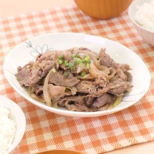 「牛肉と玉ねぎのポン酢炒め」のレシピ動画