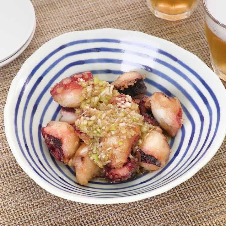 ねぎダレたこ唐揚げ