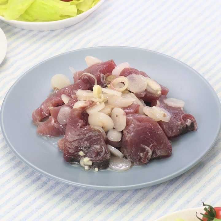 カツオのらっきょうマリネ