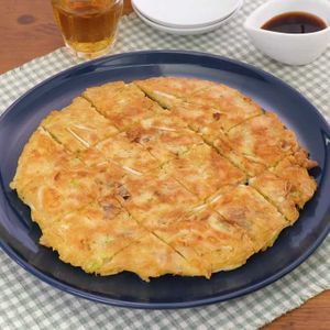 豚肉ともやしのチーズチヂミ