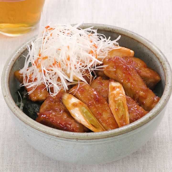 ねぎだくのり豚丼