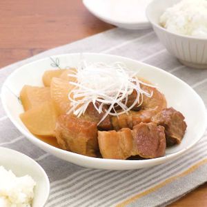 「豚肉のポン酢角煮」のレシピ動画