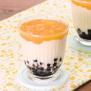 「飲むタピオカ豆乳プリン」のレシピ動画