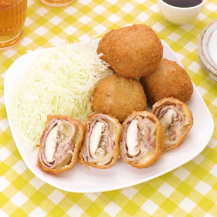 しいたけのチーズインフライ