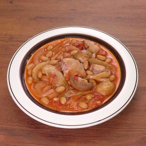 「鶏もも肉と大豆のトマト煮」のレシピ動画