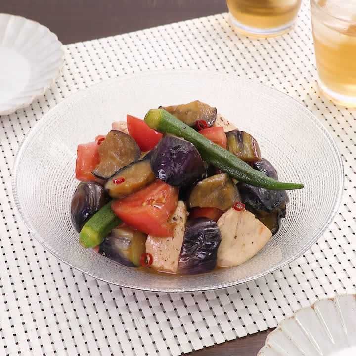 メカジキと夏野菜の焼き南蛮漬け