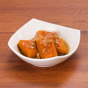 かぼちゃとツナのレンジ煮