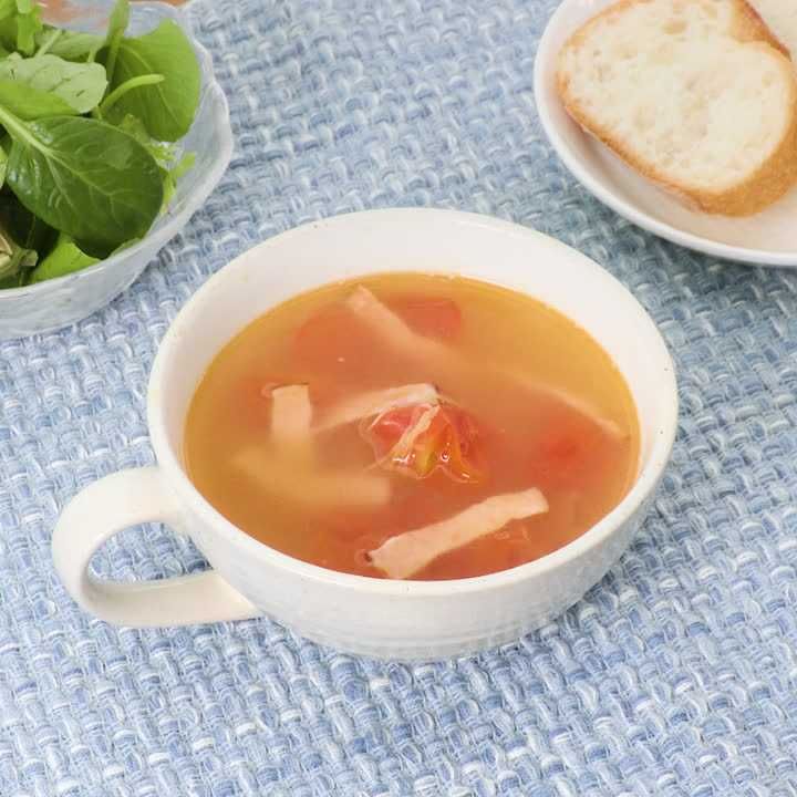 ミニトマトのジンジャースープ