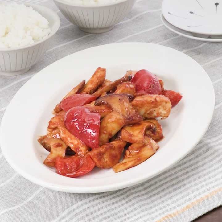 メカジキのコチュジャン炒め