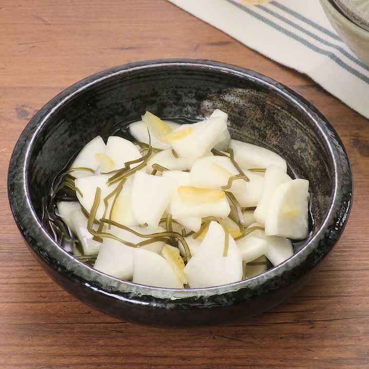 大根のあっさり漬け
