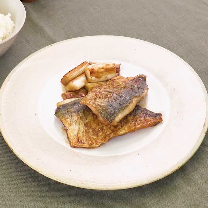 アジの山椒蒲焼き