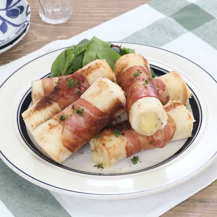 ベーコンポテト食パンロール