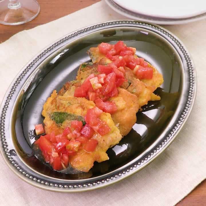 バジル香る あじのイタリアンピカタのレシピ動画 作り方 Delish Kitchen