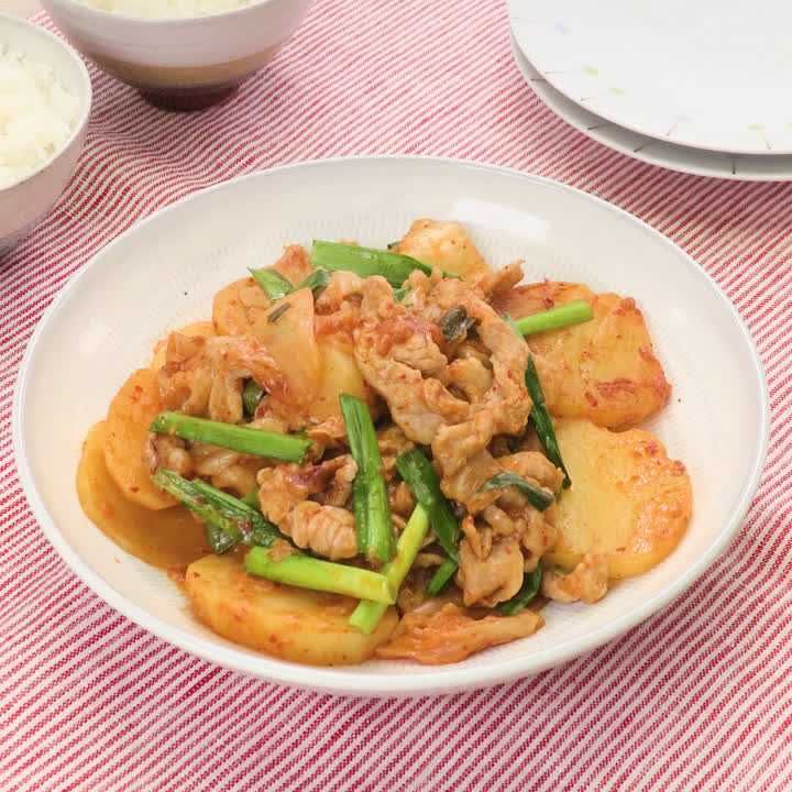 食欲そそる！豚×キムチのおかず