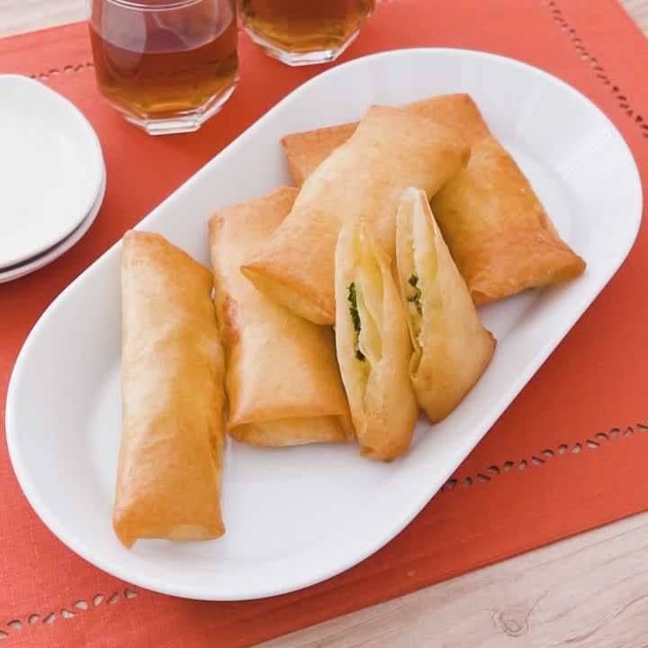 アンチョビとじゃがいもの春巻き