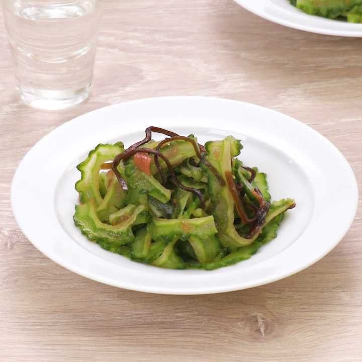 ゴーヤーの梅昆布和え