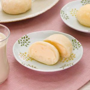 「一口カスタード大福」のレシピ動画