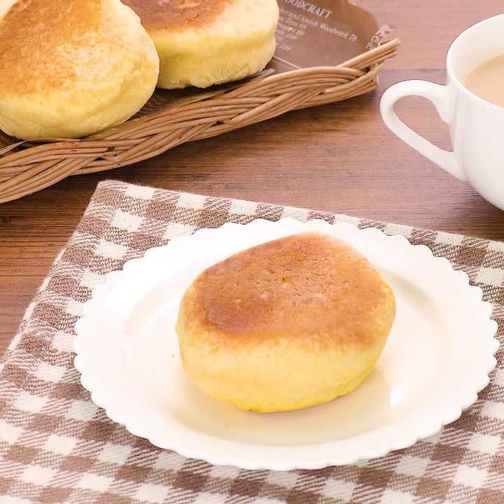 フライパンでクリームパン