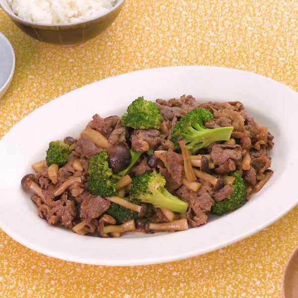 牛肉とブロッコリーのかき揚げ丼のレシピ