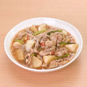 「豚こま肉とかぶの麻婆風」のレシピ動画