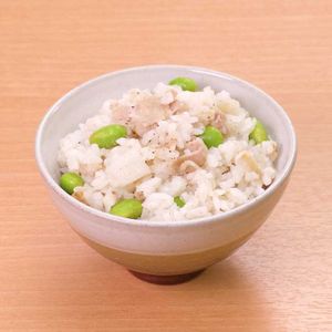 豚バラと長芋の炊き込みご飯