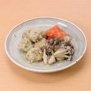 「鶏団子としめじの柚子胡椒あんかけ」のレシピ動画