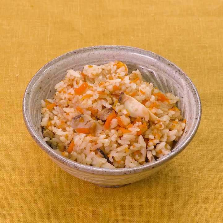 豚ひき肉とエリンギの炊き込みご飯