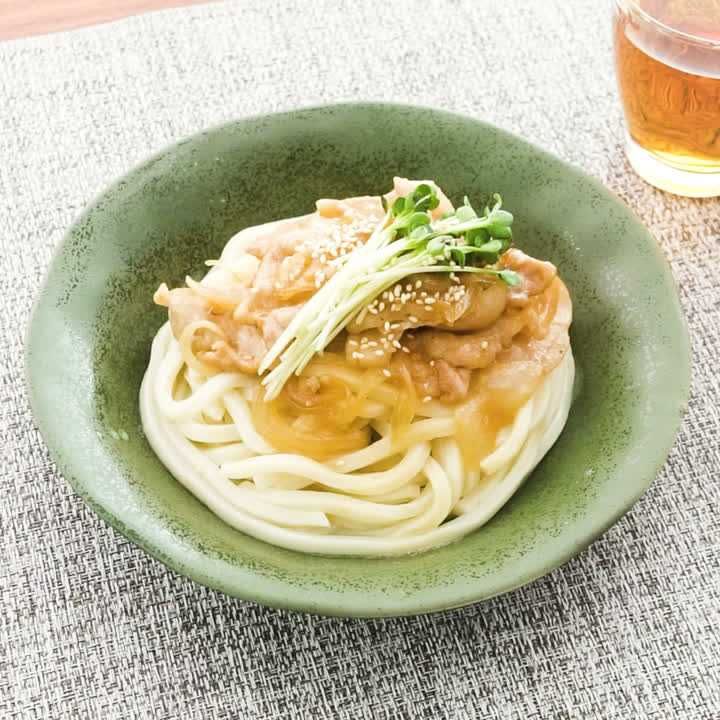 豚の生姜焼きのっけうどん